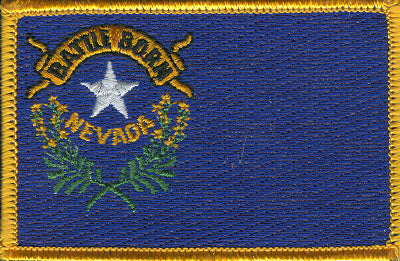 Nevada Flag Patch - Rectangle