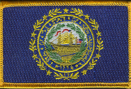 New Hampshire Flag Patch - Rectangle