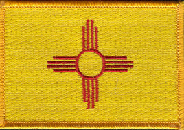 New Mexico Flag Patch - Rectangle
