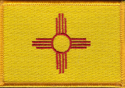 New Mexico Flag Patch - Rectangle