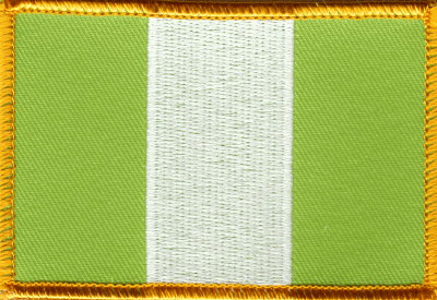 Nigeria Flag Patch - Rectangle