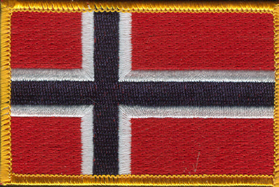 Norway Flag Patch - Rectangle