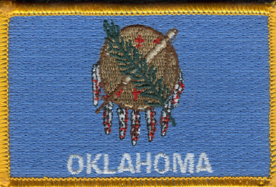 Oklahoma Flag Patch - Rectangle