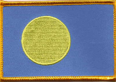 Palau Flag Patch - Rectangle