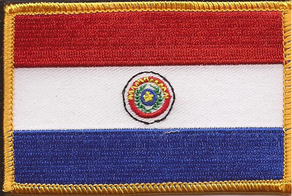 Paraguay Flag Patch - Rectangle