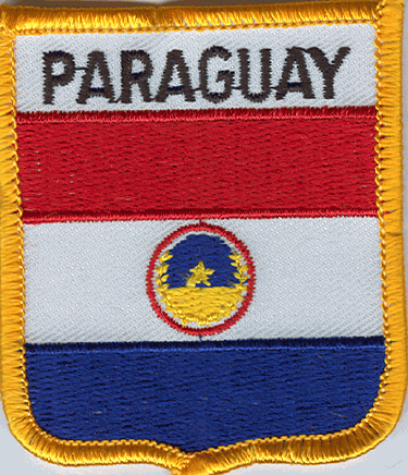Paraguay Flag Patch - Shield