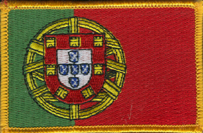 Portugal Flag Patch - Rectangle
