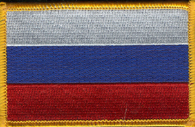 Russia Flag Patch - Rectangle 