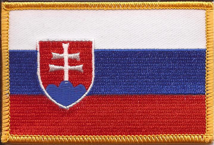 Slovakia Flag Patch - Rectangle