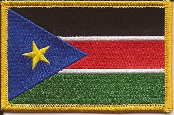 South Sudan Flag Patch - Rectangle
