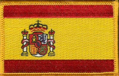 Spain Flag Patch - Rectangle