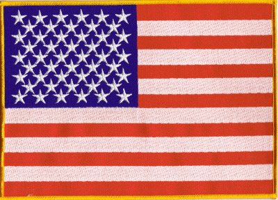 Large US Flag Patches