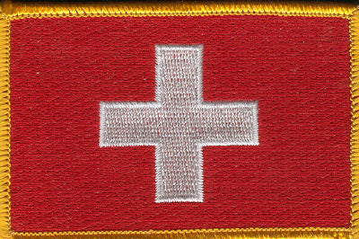 Switzerland Flag Patch - Rectangle 