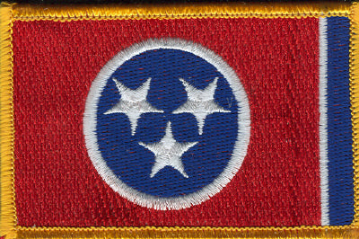 Tennessee Flag Patch - Rectangle