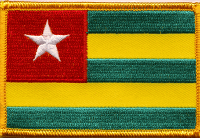 Togo Flag Patch - Rectangle