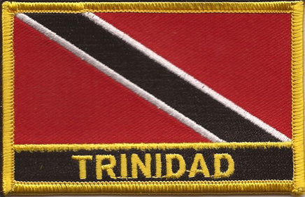 Trinidad and Tobago Flag Patch - Rectangle With Name